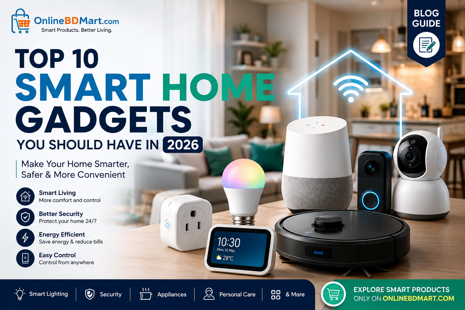 Top 10 Smart Home Gadgets You Should Have in 2026